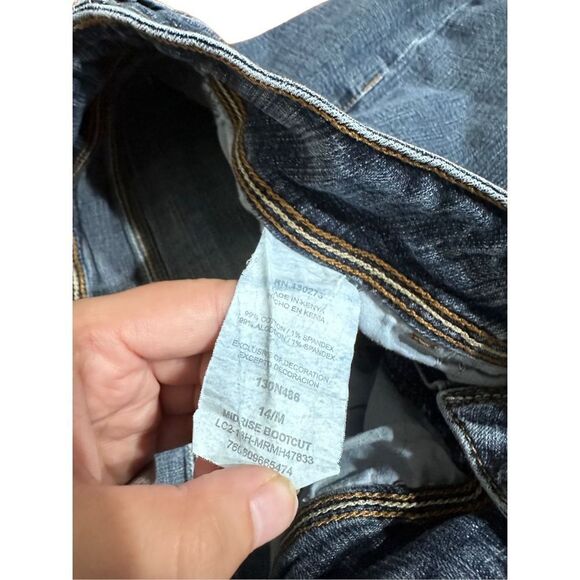 Lee mid rise bootcut jeans‎ size 14 - Picture 5 of 5
